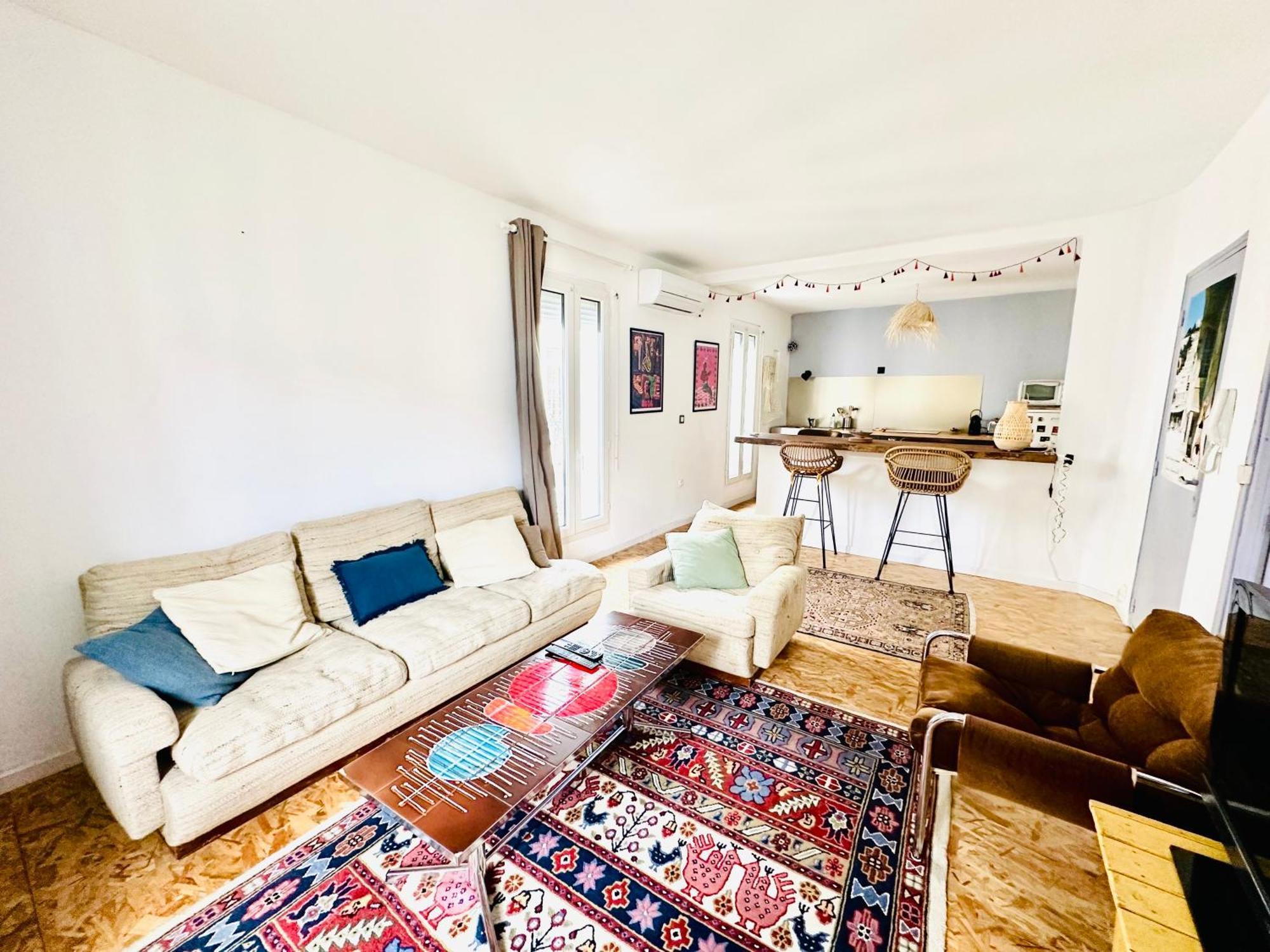 Cosy, Climatise, Au Coeur De Sete Lägenhet Exteriör bild
